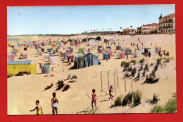 (RECTO / VERSO) SOULAC SUR MER - LA PLAGE VUE DES DUNES - CARTE A. GILBERT A JARNAC - FORMAT CPA - Soulac-sur-Mer