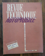 Revue Technique Automobile # 80. Décembre 1952 - Auto/Moto