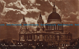 R061913 St. Pauls Cathedral. London. By Night - Sonstige & Ohne Zuordnung