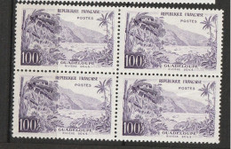 N° 1194 Série Touristique: La Guadeloupe Beau Bloc De 4 Timbres Neuf - Unused Stamps