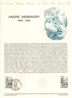 - Document Premier Jour ANDRÉ MESSAGER (1853-1929) - MONTLUCON 15.1.1983 - - Música