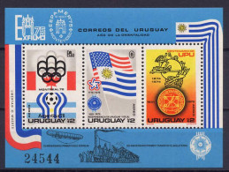 Uruguay 1975 Football Soccer World Cup, Olympic Games Montreal, US Bicentennial, UPU Centenary S/s MNH - 1978 – Argentina