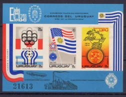 Uruguay 1975 Football Soccer World Cup, Olympic Games Montreal, US Bicentennial, UPU Centenary S/s Imperf. MNH - 1978 – Argentine
