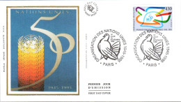 FDC 1995 50 ANS ONU - 1990-1999