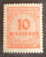 10 Million Deutschen Reich In Der Inflation Serie 1923 Ausgestellt - Used Stamps