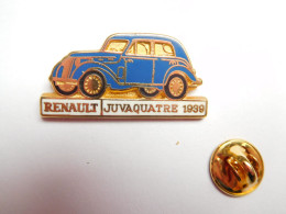 Beau Pin's En Zamac , Auto Renault Juvaquatre 1939 , Signé CEF Paris - Renault