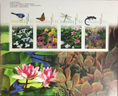 Canada 2006 Gardens Flowers Birds Butterflies Dragonflies Reptiles Sheetlet MNH - Autres & Non Classés