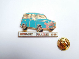 Beau Pin's En Zamac , Auto Renault Prairie 1950 , Signé CEF Paris - Renault