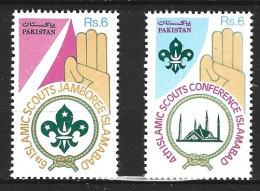 PAKISTAN. N°792H-J De 1991. Scouts Musulmans. - Unused Stamps