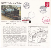 GB Engeland  1978 Romney Hythe & Dymchurch Renaming Britannia Div Cancels - Eisenbahnen