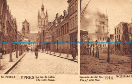 R060874 Ypres. The Lille Street. Fire Of 22th Nov. 1915. B. Hopkins - World