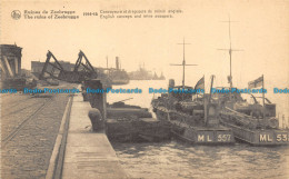 R060882 The Ruins Of Zeebrugge. English Convoys And Mine Sweepers. Nels. B. Hopk - World