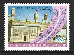 PAKISTAN. N°789 De 1991. Poète Sultan Bahu. - Scrittori