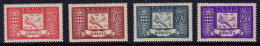 Monaco // 1946 Poste Aérienne // Avion Et Armoiries  Timbres Neufs** MNH  No. Y&T 15-18 - Luftfahrt