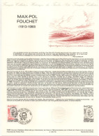 - Document Premier Jour MAX-POL FOUCHET (1913-1980) - ST-VAAST LA HOUGUE 30.4.1983 - - Scrittori