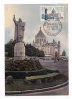 Carte Postale 1960 Basilique Sainte-Thérèse De Lisieux Calvados Comité Officiel Du Timbre De Lisieux Normandie - Briefe U. Dokumente