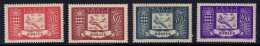 Monaco // 1946 Poste Aérienne // Avion Et Armoiries  Timbres Neufs** MNH  No. Y&T 15-18 - Luchtpost