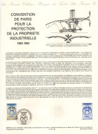 - Document Premier Jour LA PROTECTION DE LA PROPRIÉTÉ INDUSTRIELLE 1883 - 1983 - - Documents Of Postal Services