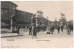 CPA CARTE POSTALE BELGIQUE BRUXELLES-ANDERLECHT ABATTOIR DE CUREGHEM 1902 - Anderlecht