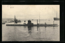 AK Deutsches U-Boot U 17  - Oorlog
