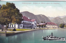 AK Burgau Am Attersee Gegen Den Schafberg - Salzkammergut - 1915 (69257) - Attersee-Orte