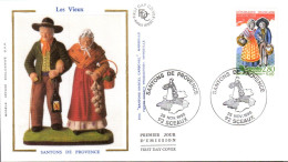 FDC 1995 SANTONS - LES VIEUX - 1990-1999