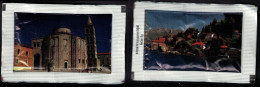 Croatie Sachet Sucre Sugar Bag Vues Et Paysages Croates Eglise Saint Donat à Zadar - Suiker