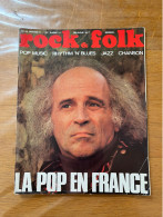 1971 ROCK FOLK 48 Ferre Fontaine Zappa Captain Beefheart Donovan POP En France - Musique