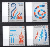 Grece 2016 Serie Compléte 4 Valeurs - Unused Stamps