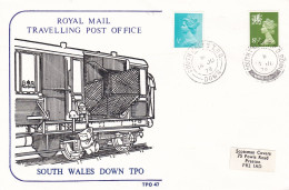 GB Engeland  1978 Royal Mail Travelling Post Office South Wales Down TPO - Trains