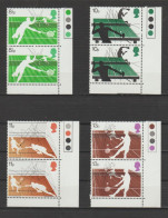 Great Britain 1977 Racket Sports - Pairs/corner Pieces With Traffic Lights MNH ** - Nuovi