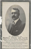 DP. EMIEL DE FAUW - VAN DER AUWERA  ° AELTRE 1874 - + KORTRIJK 1930 - HOOFDPOLITIECOMMISSARIS DER STAD KORTRIJK - Religion &  Esoterik