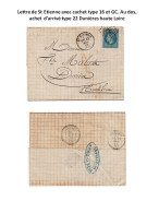 LOIRE - St Etienne - 19 Novembre 1869 - Cachet Type 16 - 1849-1876: Klassieke Periode