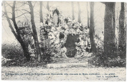 CPA CARTE POSTALE BELGIQUE BRUXELLES-ANDERLECHT INSTITUT DES FRERES DE NOTRE-DAME   LA GROTTE 1908 - Anderlecht