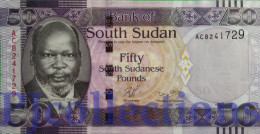 SOUTH SUDAN 50 POUNDS 2011 PICK 9 UNC - Südsudan