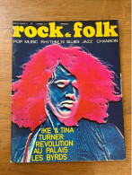 1971 ROCK FOLK 50 Ike Et Tina Turner Byrds Rod Stewart Mick Jagger Richie Havens - Music