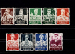 Deutsches Reich 556 - 564 Nothilfe Berufsstände MLH * Falz - Unused Stamps