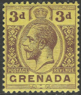 Grenada. 1913-22 KGV. 3d MH. Mult Crown CA W/M  SG 96. M5033 - Granada (...-1974)