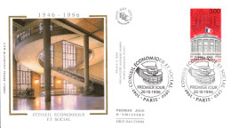 FDC 1996 50 ANS CONSEIL ECONOMIQUE ET SOCIAL - 1990-1999