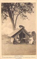 26881 " MISSIONI DEI PADRI BIANCHI IN AFRICA-SOTTO LA TENDA "VERA FOTO -CART.POST.NON SPED. - Zonder Classificatie