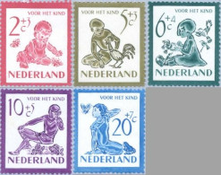 1950 Kind NVPH 563-567 Ongestempeld, Hinged - Unused Stamps