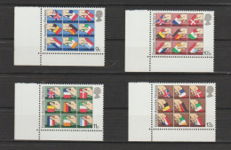 Great Britain 1979 Elections European Parliament Corner PiecesMNH ** - Unused Stamps