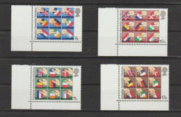 Great Britain 1979 Elections European Parliament Corner Pieces MNH ** - Europese Gedachte