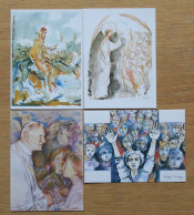 4 Postal Stationery Cards Carte Postale 1985 POSTFRIS / MNH / ** VATICANO VATICAN VATICAAN - Enteros Postales