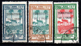 Inini  - 1932  -  Timbres Taxe  N° 1/2/3 - Oblit - Used - Used Stamps