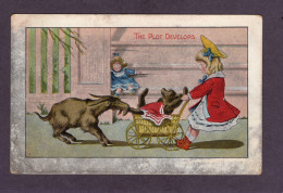 "The Plot Develops"  Comics 1911 - Antique Fantasy Postcard - Cuentos, Fabulas Y Leyendas