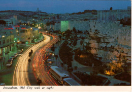 JERUSALEM - Old City Wall At Night - Israel