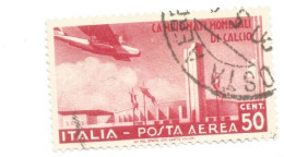 (REGNO D'ITALIA) 1934, CAMPIONATO MONDIALE DI CALCIO, 50c - 1 Francobollo Usato, Annullo Da Periziare - Luchtpost