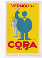 PUBLICITE : Le Vermouth Cora A Torino - Très Bon état - Publicité