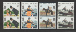 Great Britain 1979 150-th Anniversary Metropolitian Police - Pairs With Selvage MNH ** - Ungebraucht